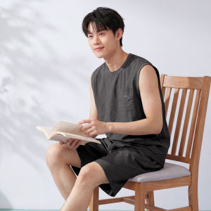 Semir | Cool Comfort Mens Pajama Vest Shorts Set