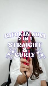 BIG PROMO Super Premium Nova Catok Mini 2 IN 1 NHC 2009 Keriting Dan Pelurus Rambut Quality Terbaik SUPERMAN ID