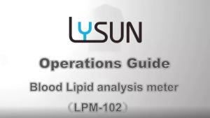 Lysun Medical Cholesterol Analysis Meter Blood Lipid 3in1 Medical Analyzer Kit Total Cholesterol HDL & Triglyceride Home Use