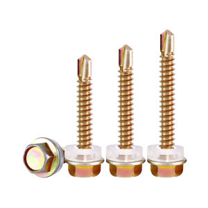JINJUNTAI | Color Galvanized Hex Self-Drilling Screws M4.8