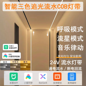 Smart COB Color Changing LED Strip Lights Home Decorative Atmosphere Lighting Running Horse Light Band Music Syncable