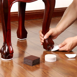 Redwood Sofa Foot Pad Silent Wear-resistant Felt Can Be Trimmed Self-adhesive Table Chair Bed Foot Furniture Leg Protection Pad