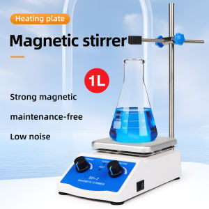 SH-2 Hot Plate Magnetic Stirrer Mixer Dual Control Machine Stirrer with Heating Function Laboratory Thermostatic Equipment