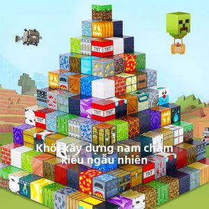 Bộ Xếp Hình Từ Tính Dành Cho Bé Trai & Bé Gái Đồ Chơi STEM Tự Làm Khối Lập Phương Cảm Giác Montessori Đồ Chơi Giáo Dục Quà Tặng Cho Trẻ Mới Biết Đi Xây Dựng Thế Giới Của Riêng Bạn