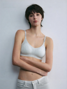 Bananain | Seamless Gathering Comfortable Sports Bra