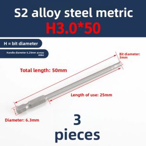BAIRUITE | Alloy Steel Magnetic Power Drill Bit Set with Hex Key and Screwdriver
