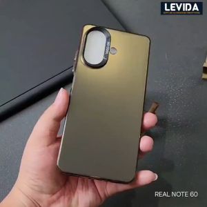 Realme Note 50 Realme Note 60 Case IMD Hybrid Plate Hologram Black Realme Note 50 Realme Note 60