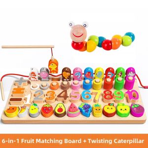 TONGMUXING | Montessori Cognitive Puzzle Blocks for Babies
