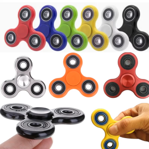 Sturdy Metal Fidget Spinner With Silent Bearings Tri-spinner Relief Stress