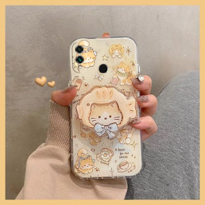 Vivonex Phone Case Cute Cartoon Cat Design Silicone Protective Cover Full Lens Protection Couple Matching Soft Shell Student Fun