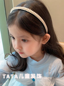 Anti-Slip Pearl Hairband for Girls Childrens Simple Sweet Minimalist Hair Accessories Headbands Casual Style from China