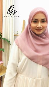 HIJAB SEGI EMPAT PARIS TASEL / KERUDUNG PARIS PITA / JILBAB PARIS COQUETTE TASEL