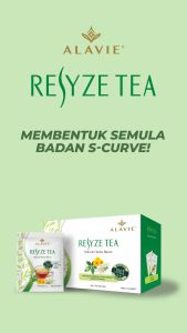 [Bundle 6 boxes] ALAVIE Resyze Tea 25sachets 爆脂塑身排水肿解便秘降三高菊花茶