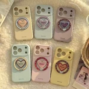 ins English love bracket is suitable for Huawei MATE80PRO mobile phone case nova15 niche P90/P70 h260705