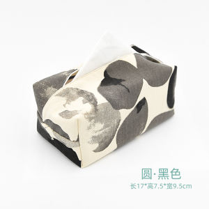 Cartoon Cotton Print Tissue Box Cloth Little  Tissue Cover Cloth Bag Young Adult Heart Artsy Garfield Paper Extraction Box