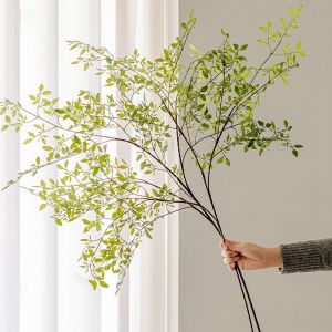 Artificial Bambusa South Sky Bamboo Bonsai Plastic Green Plant Home Decoration Ornamental Flower Arrangement Fake Flower