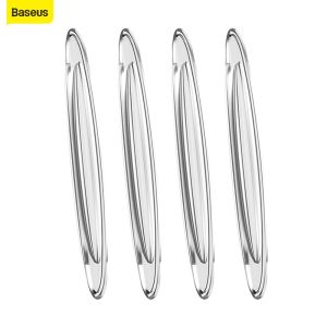 Miếng dán chống xước cửa ô tô Baseus bộ 4 miếng trong suốt bảo vệ tối đa chầy sước dùng cho xe hơi oto