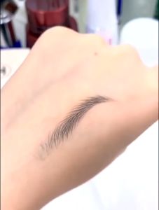 Eyebrow Pencil 4 Tip Liquid Brow Tattoo Pen Long Lasting Makeup Natural Liquid Brow Pen Eye brow Liner