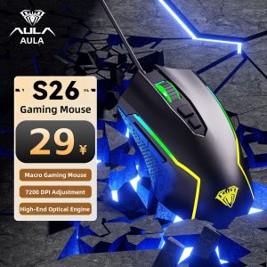 AULA | Ergonomic Gaming Office Mechanical Mouse USB Wired