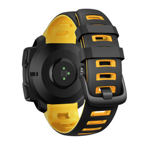 For Garmin Instinct2 Slicone Strap Double Colors 22mm Soft Rubber Wristband For Instinct/Tide/Solar Watch Band