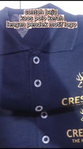 Baju Kaos Polo Pria Lengan Pendek & Baju Polo NY Logo Putih