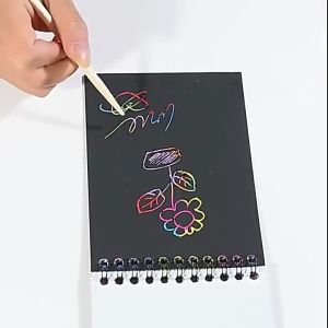 🔥SG LOCAL STOCK🔥Kids Goodie Bag Filler 10 Sheet/book Scratch Book Colorful Graffiti Book Childrens Puzzle Painting Toy DIY Creative Scratch Picture Book Color Notebook Art Drawing