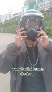 Kacamata Helm Motor Desain Sporty Aman Nyaman & Stylish Lindungi Wajahmu Dari Debu Bisa COD