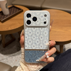 Luxurious Glitter Shockproof Case Large Window