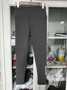 กางเกงโยคะเอวสูงบุขนแกะบาง ทรงหลวม สำหรับผู้หญิง กางเกงขายาวทรงกระบอกสีพื้น ทรงสลิมฟิต กางเกงขายาวทรงยาวปานกลาง