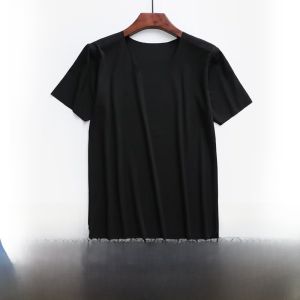 Ice Silk Seamless T-Shirt Womens Smooth Cool Breathable Short Sleeve round Neck Thin Fitness Quick Dry Base Shirt Large Size