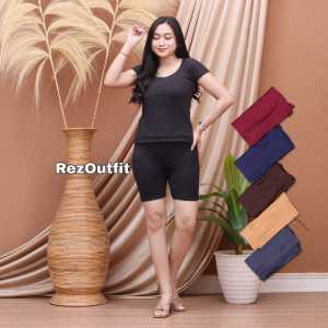 LEGGING SPANDEX 3/4 WANITA / LEGGING 3/4