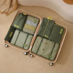 Portable Travel Storage Bag Large Capacity Luggage Clothes Organizer Bag Shoes Underwear Innerwear Separation Bag