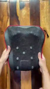 Gối Masage 20 Bi Cổ Vai Gáy Thế Hệ Mới Máy Massage Hồng Ngoại 20 Bi Cao Cấp hỗ trợ mát xa toàn thân tiện