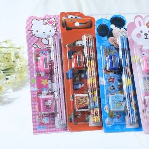 5 in 1 Kids Stationary Set School Student Birthday Present Gift Pencil Stationery Set Alat Tulis Kanak-kanak Pelajar