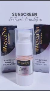 SUNSCREEN NATURAL FOUNDATION BY WEYCANA GLOWING SKINBIKIN GLOWING SEKETIKA