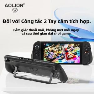 AOLION Di Động ABS Đứng Cho Nintendo Switch 2 Tay Cầm Chống Trơn Trượt Tích Hợp Đơn Giản Tay Cầm NS2 Tay Cầm Ốp Lưng