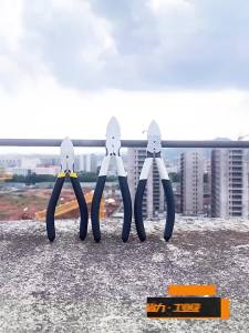 Kìm Chéo 4 Inch 6 Inch Đa Năng Cắt Dây Thép Carbon Tay Cầm Cong Dụng Cụ Cầm Tay Cho Thợ Điện Dụng Cụ Đa Năng