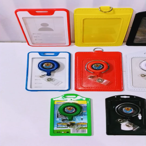 Gantungan Yoyo Id Card Putar Stainless Kemenko Infra + Tempat/Holder Id Card