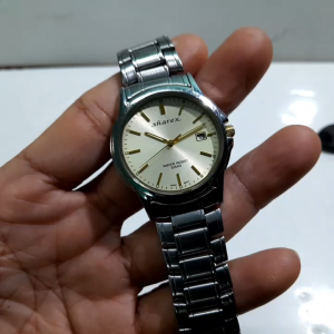 Đồng hồ đeo tay nam thép không gỉ Sharex size 36.5mm có lịch second hand Nhật bản