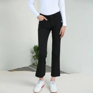 Quần Golf Nữ Mùa Xuân Hè Quần Dài Bó Sát Chín Điểm Bộ Đồ Golf Phong Cách Hàn Quốc Quần Dài Thể Thao Cho Nữ