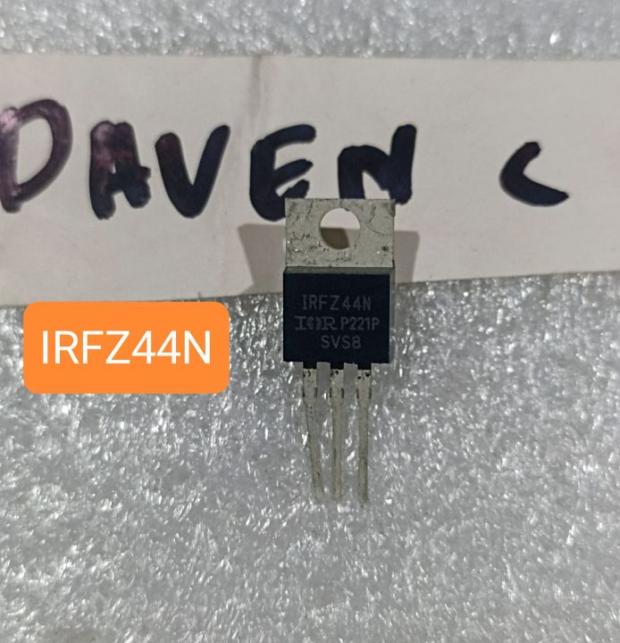 1BUAH MOSFET IRFZ44N IRF Z44N IOR TRANSISTOR IRFZ44N BAGUS | Lazada ...