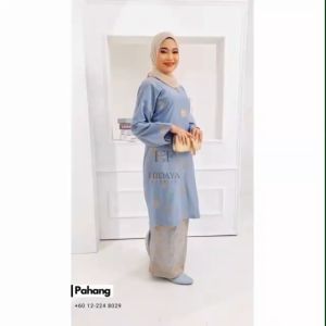 (XS - 2XL) KURUNG PAHANG I Baju Songket I Songket 100% Cotton