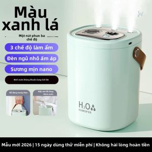 HOOYS | Máy Phun Sương Tĩnh Âm Có Tinh Dầu cho Văn Phòng Bàn Làm Việc Mini Nhà Phòng Ngủ