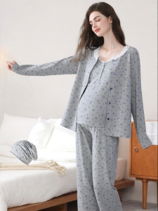 Mom Jane | Cotton Absorbent Padded Nursing Maternity Lounge Set