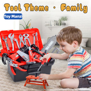 Kids Toolbox Kit Educational Toys Simulation Repair Tools Toys Drill Plastic Game Learning Engineering Puzzle Toys Gifts For Boy