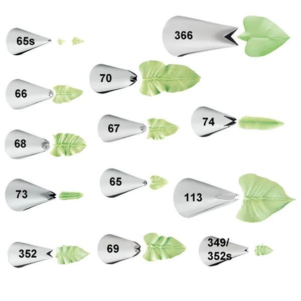 Wilton Wilton Flower Tip 65 66 67 68 69 70 74 349 352 366 Leaf