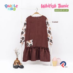 Tunik Anak Perempuan Remaja Tanggung Paddlekids Tunik Corduray Ruffle Paddle Kids Atasan Anak Perempuan Lengan Panjang