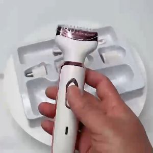 Rechargeable Electric 4in1 Shaver Razor Painless Lady Foil Shaver Wet Dry Shaver Cordless Body Hair Trimmer