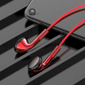 Newmsnr | 9D Surround Bass Wired Control Earphones 3.5mm In-Ear Headphones For IOS Earbuds with HD Mic Headsets Sports Gaming Handsfree