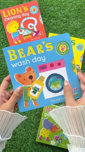 Little Tiger - Baby Chores Slide Spin Flip Book Series